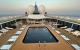 The World Navigator's pool deck.