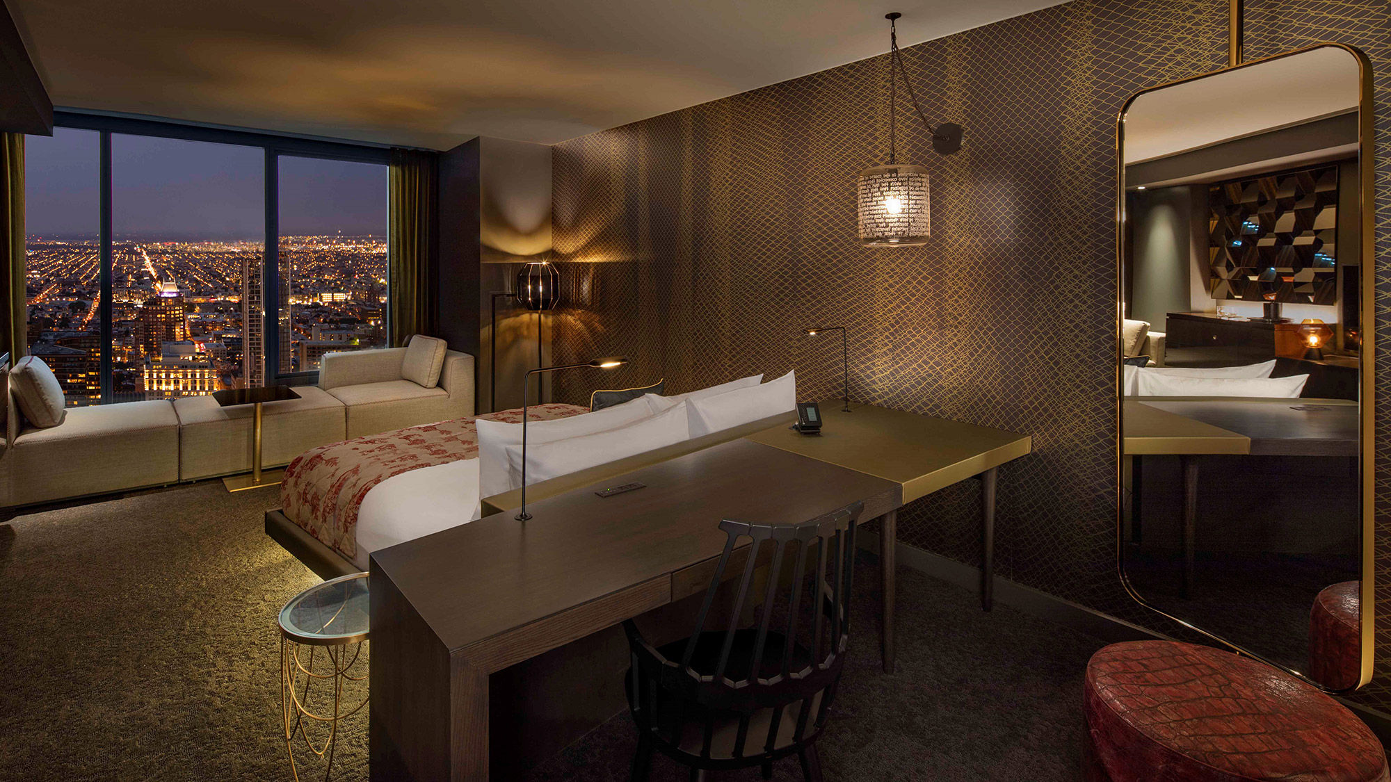A Fabulous King room at the W Philadelphia.