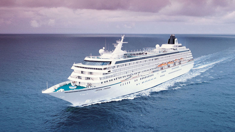 The ship auctions for Crystal's ships have not been scheduled yet. Pictured, the Crystal Symphony.