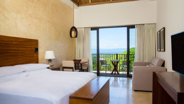 A guestroom at Delta Hotels by Marriott, Riviera Nayarit. A guestroom at Delta Hotels by Marriott, Riviera Nayarit.