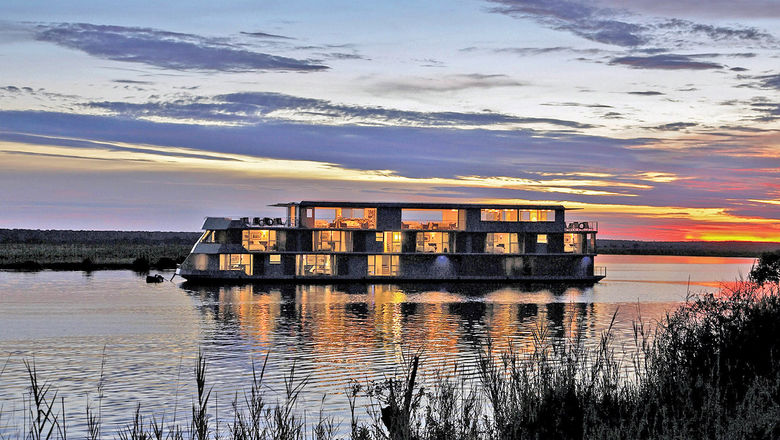 The Zambezi Queen cruises the Chobe River from South Africa including Greater Kruger National Park.