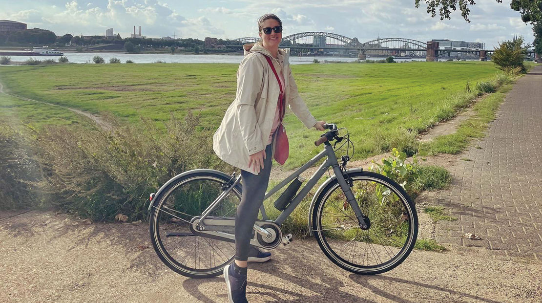 Since no one else showed up for the excursion, Brittany Crusciel was treated to a private bike tour of Cologne.