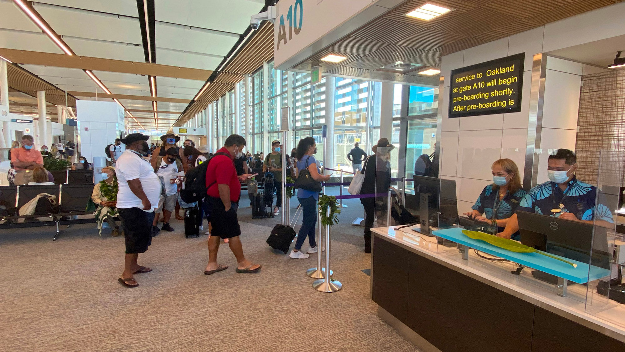 The new concourse is the airport's first major gate expansion since Terminal 1 opened in July 1993.