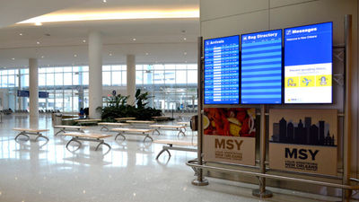 FlightAware said 91% of flights out of New Orleans were canceled on Aug. 30.