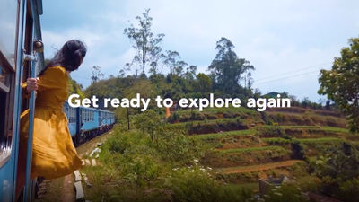 A still from a Booking.com video about its Booking Explorers campaign, which features travelers in the Asia-Pacific region.