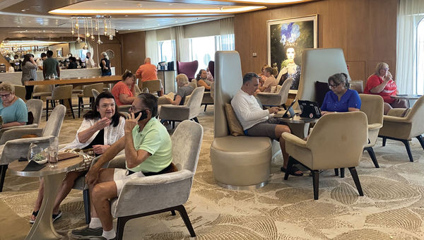 Cafe al Bacio on the Celebrity Edge. The line Cafe al Bacio on the Celebrity Edge. The line's Always Included package was introduced in late 2020.