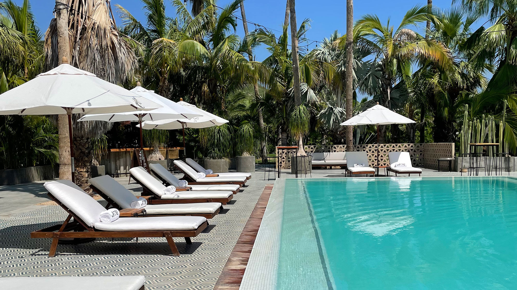 The pool at Acre is an oasis inside an oasis.