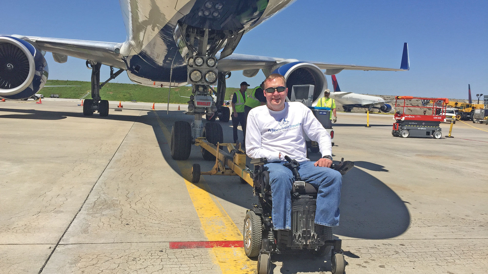 John Morris of WheelchairTravel.org said his chair is regularly dinged and damaged in airplane baggage holds.