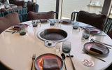 Gunbae, the Korean barbecue restaurant, on the Scarlet Lady.