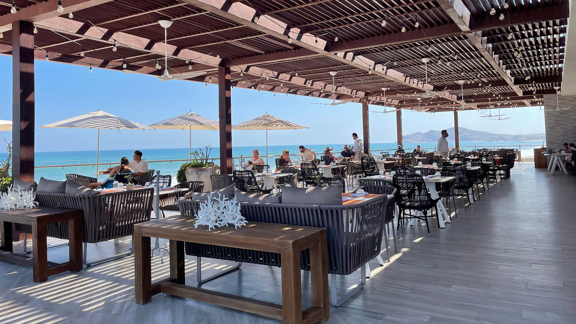 Breakfast at Blanc Ocean is a memorable way to start the day at Le Blanc Spa Resort.