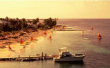 The dock at Sandals Montego Bay in 1981.