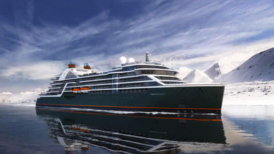 The Seaburn Pursuit in a rendering. Seabourn will visit the Kimberley region in Western Australia for the first time in 2024.