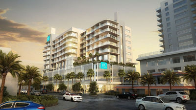 A rendering of the AC Hotel Fort Lauderdale Beach, which is scheduled to open on Nov. 17.