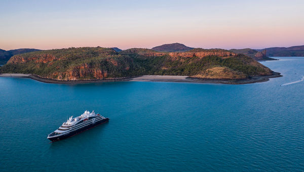 Ponant's Le Laperouse in the Kimberley region of Australia.