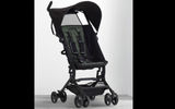 Designed by the Delta Children company for infants up to 50 pounds who can sit unassisted, the Jeep Clutch stroller folds down to fit airplane or train overhead bins while an attached handle makes it easy to carry. The fabric for the seat and canopy is waterproof, anti-bacterial and durable.