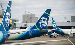The Alaska Airlines ground stop lasted an hour on April 17.