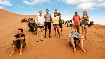 Classic Journeys  guests in Morocco.