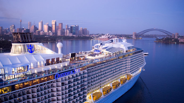 Royal Caribbean's Ovation of the Seas in Sydney.