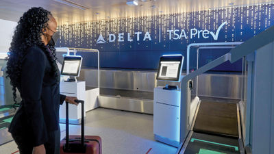The TSA PreCheck lobby and bag-check facility will be located on the lower level of Delta's domestic Atlanta South Terminal.