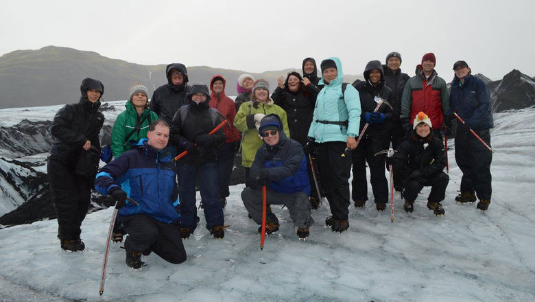 Never Travel Solo owner Paul Cathcart led a group of clients on a trip to Iceland.