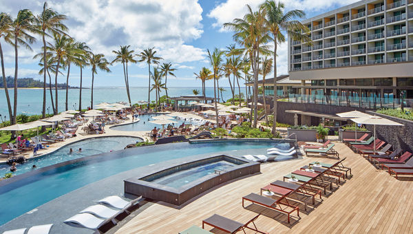 The resort's new infinity-edge, adults-only pool and hot tub. The resort's new infinity-edge, adults-only pool and hot tub.