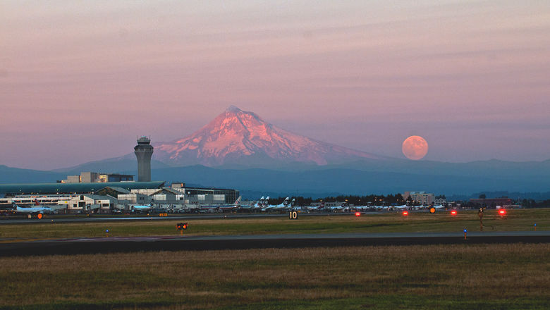 Alaska Airlines is the largest carrier at Portland International Airport.