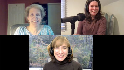 Clockwise from top left: Sally Black of VacationKids, Rebecca Tobin of Travel Weekly and Jennifer Tombaugh of Tauck talk family travel.