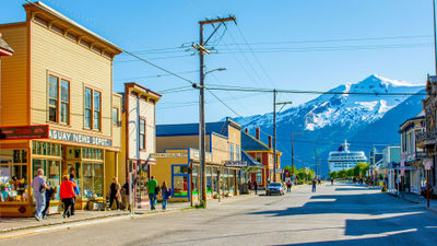 Locals Skagway created a "Save Our Skagway" campaign designed to boost tourism by inviting friends and family to visit.
