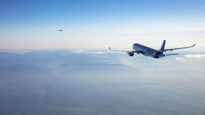 Airbus on Tuesday completed its first transatlantic formation flight in regulated air space. The goal of the project is fuel efficiency and emissions reductions.