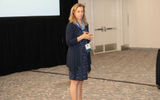 Jana Tvedt, owner of Vibrance Travel Services, at a session at CruiseWorld titled "Your Role as a Health and Safety Advisor."
