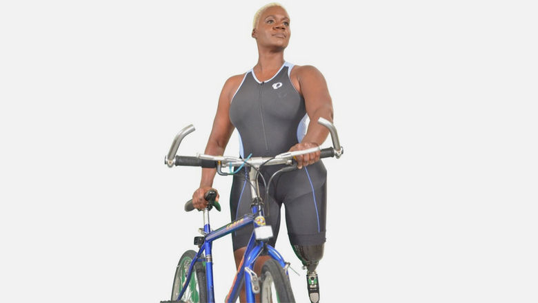 Erin Brown, 41, works at the University of the Bahamas as the compliance officer and counselor for those living with physical disabilities and also continues to compete as a paratriathlete.