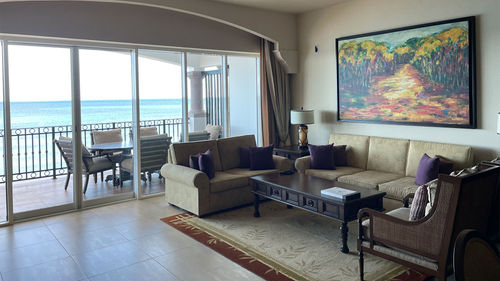 Master Suite living room at the Grand Residences Riviera Cancun. Master Suite living room at the Grand Residences Riviera Cancun.