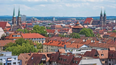 Nuremberg's Old Town features medieval churches, half-timbered houses and historical monuments to explore.
