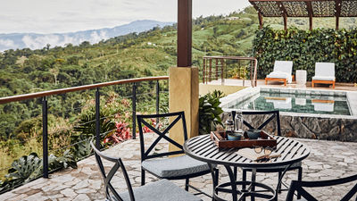 Some of the accommodations at Hacienda AltaGracia have private plunge pools.