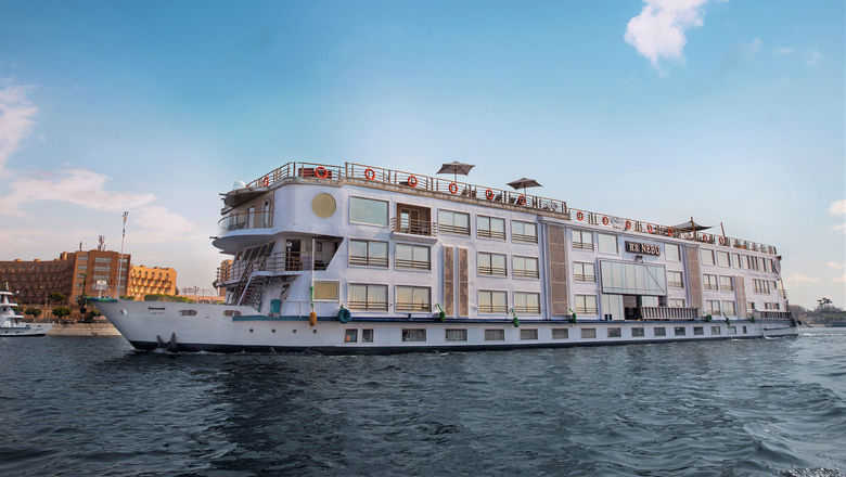 The new Nebu cruise ship, which launched last month on the Nile River.