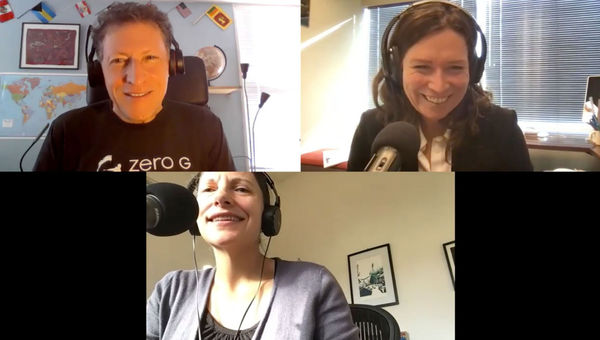 Clockwise from top left: Editor in chief Arnie Weissmann, managing editor Rebecca Tobin and news editor Johanna Jainchill talk about the data in this year's Travel Industry Survey.