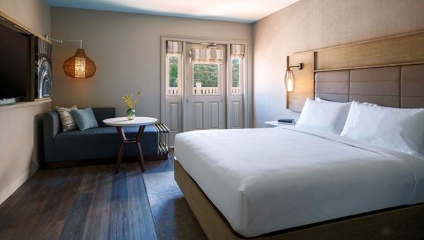A king guestroom, one of 89 units at the Renaissance St. Augustine, which opened in September.