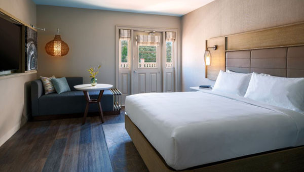 A king guestroom, one of 89 units at the Renaissance St. Augustine, which opened in September. A king guestroom, one of 89 units at the Renaissance St. Augustine, which opened in September.