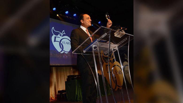 Alex Zozaya at Apple Vacations' Golden Apple Gala in 2019.