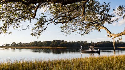 The Kiawah River community has 20 miles of riverfront, nature trails and marshlands.