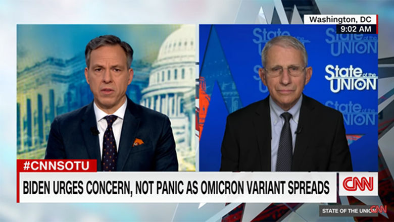 Speaking with State of the Union host Jake Tapper, Dr. Anthony Fauci said the South Africa ban was implemented as an emergency measure to give public health officials time to learn more about omicron.