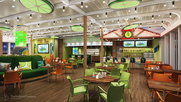 The Margaritaville Paradise will have a 5'oclock Somewhere Bar. The Margaritaville Paradise will have a 5'oclock Somewhere Bar.