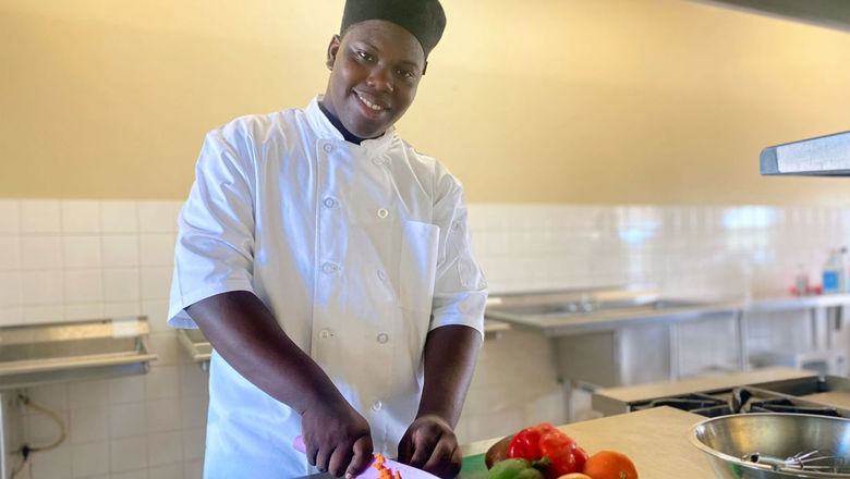 Hughon David begins his culinary journey at the Antigua Barbuda Hospitality Training Institute.