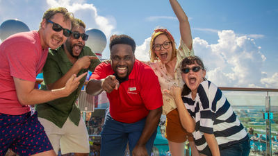 A still from Carnival's "Funderstruck" ad campaign.
