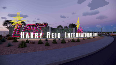 Las Vegas' McCarran Airport was renamed Harry Reid Airport in December, just two weeks before the former Senate majority leader died at age 82.
