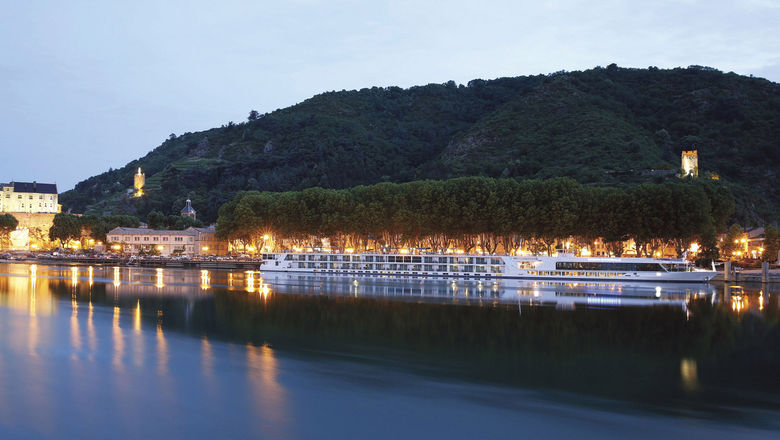 The Scenic Sapphire in France. The ship will offer a culinary voyage in 2022 with celebrity chef Bryan Voltaggio.