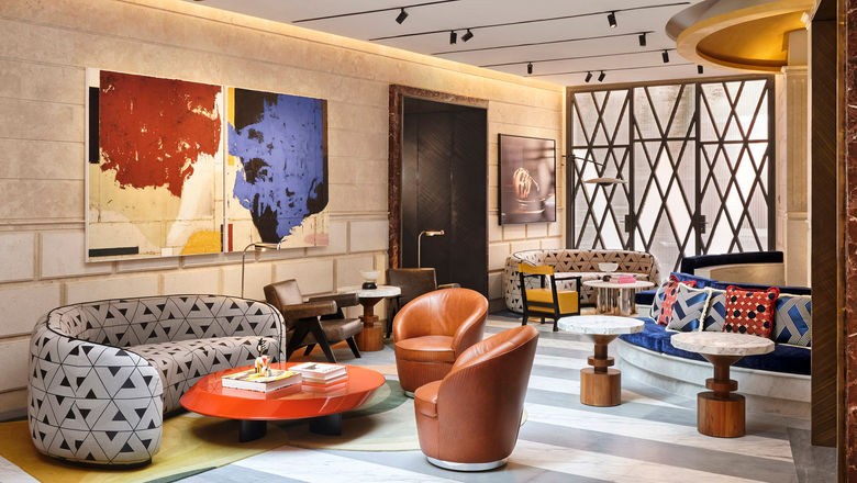 Lobby at the W Rome.
