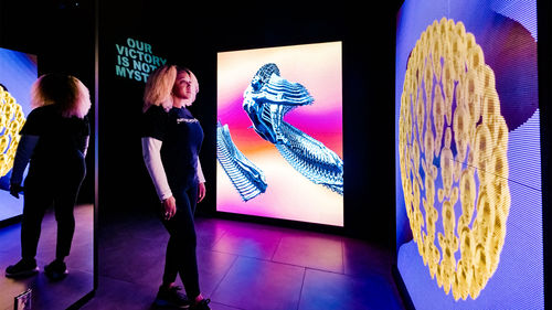 "Ase: Afro Frequencies" will be open daily through April 18 at the Bellagio Gallery of Fine Art. "Ase: Afro Frequencies" will be open daily through April 18 at the Bellagio Gallery of Fine Art.