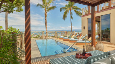 The Four Seasons Resort Hualalai expanded three villas to include a second floor and private plunge pools.