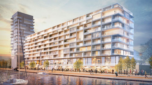 A rendering of the Locke at East Side Gallery in Berlin. A rendering of the Locke at East Side Gallery in Berlin.